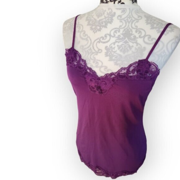Purple Lace Camisole Ricki’s Sz Medium - Picture 3 of 7